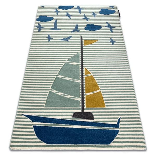 Matto PETIT SAIL vene, purjevene vihreä, 240x330 cm