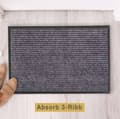 Miniatyrbild 3 av 4: Dörrmatta Absorb 3-ribb Ljusgrå