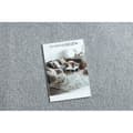 Miniatyrbild 2 av 5: Matta, runda INDUS silver 91 vanlig, platt, MELANGE, cirkel 100 cm