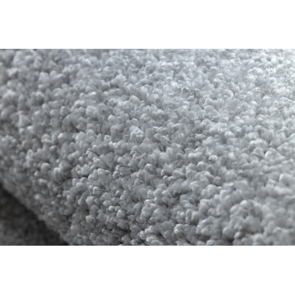 Matta, runda INDUS silver 91 vanlig, platt, MELANGE, cirkel 200 cm
