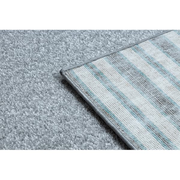 Matta vägg till vägg INDUS silver 91 vanlig, platt, MELANGE, 200x450 cm
