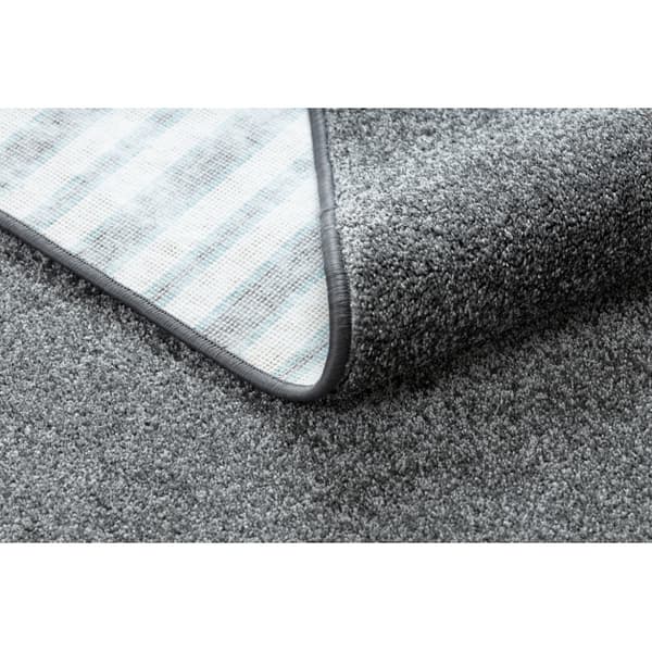 TÆPPER - FOREDRAG INDUS grå 95  glat, mélange, 100x400 cm
