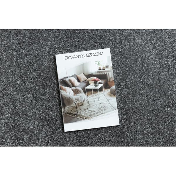 TÆPPER - FOREDRAG INDUS grå 95  glat, mélange, 100x400 cm