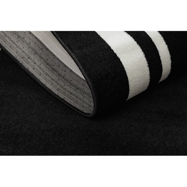 Matta HAMPTON Border Ram svart, 200x290 cm