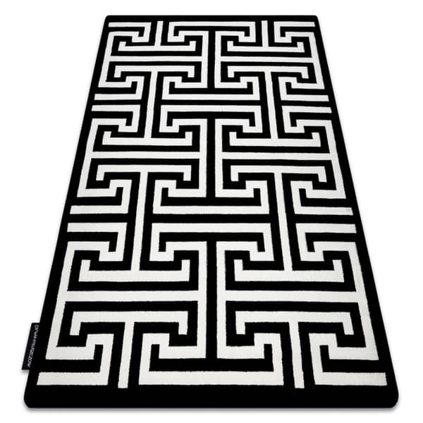 Matta HAMPTON Crown svart, 120x170 cm