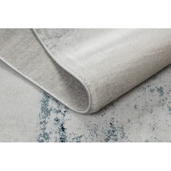 Exklusiv EMERALD Matta 1025 glamour, snygg vintage blå / guld, 160x220 cm