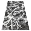 Miniatyrbild 1 av 5: Matta BCF Morad MARMUR marble - svart / antracit, 80x150 cm