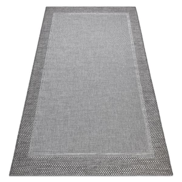 Sisaltæppe SISAL BOHO 46201575 Ramme grå, 160x230 cm