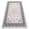 Miniatyrbillede 1 af 5: Tæppe NAIN Ramme ornament 7179/51943 beige / marineblå blå, 240x340 cm