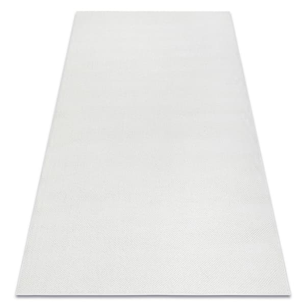 Tæppe CASABLANCA PLUS creme Ensfarvet løkke, 200x400 cm