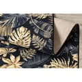 Miniatyrbillede 5 af 5: Løber anti-skrid MONSTERA Blade, gummi guld 67 cm, 67x260 cm