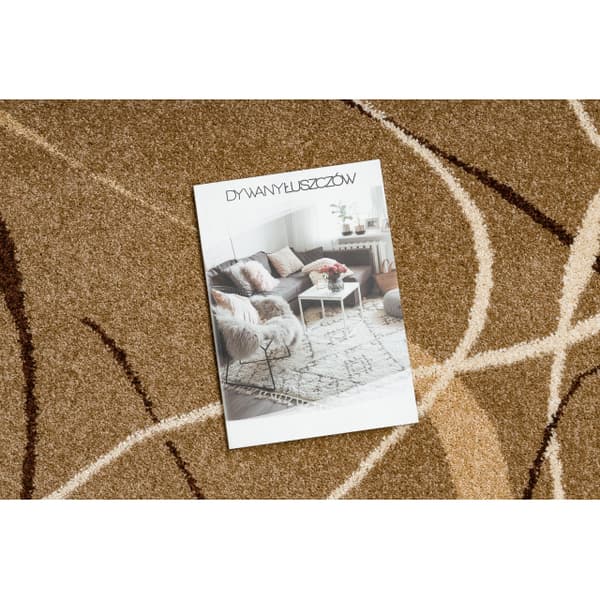 Fortovet KARMEL FRYZ - CHOCO valnød 70 cm, 70x1200 cm