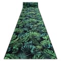 Pikkukuva 1 / 5: Runner liukastumisenesto MONSTERA Lehdet, kumi vihreä 100 cm, 100x780 cm