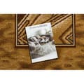 Miniatyrbild 2 av 5: Matta BCF Morad OPAL frame, klassisk - old guld, 60x110 cm
