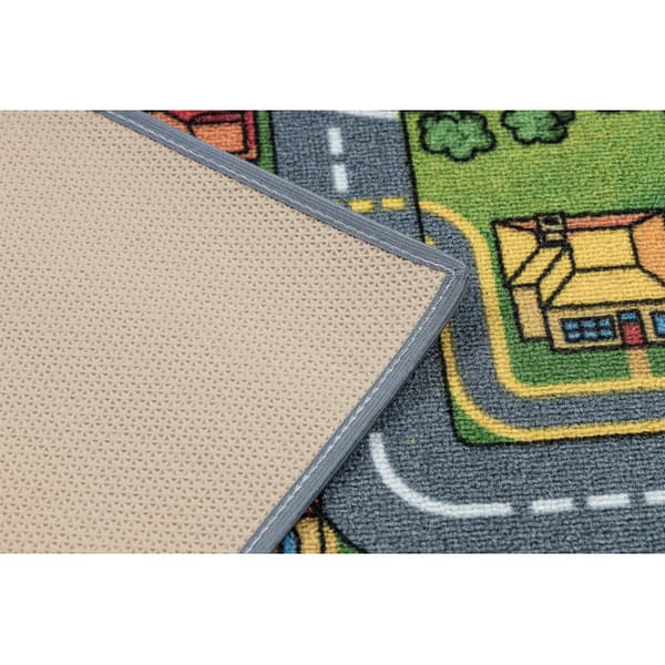 REBEL ROADS MATTO City life 97 Kaupunki, luistamaton lapsille - harmaa, 95x133 cm