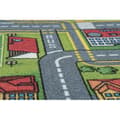 Miniatyrbillede 2 af 5: REBEL ROADS City life 97 By, skridsikker til børn - grå, 95x200 cm