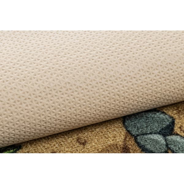 REBEL ROADS MATTO Dino World 29 Dinosaurukset, luistamaton lapsille - harmaa / vihreä , 95x200 cm