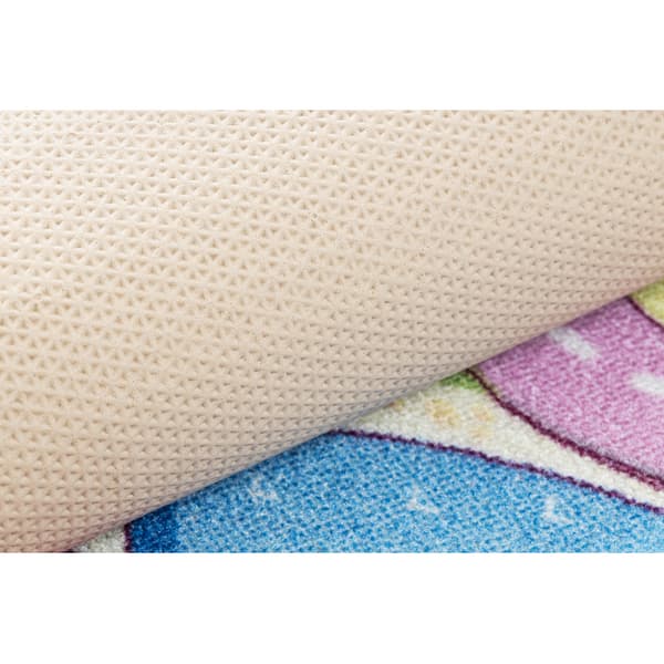 REBEL ROADS MATTO Sweet town 26 Makeiset, luistamaton lapsille - pink / vihreä, 95x133 cm