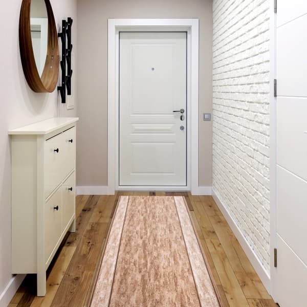 Gummibelægning RAMA beige 80cm, 80x660 cm