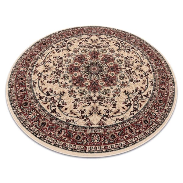 Tæppe POLONIA cirkel KORDOBA sand, beige / terracotta, cirkel 135 cm