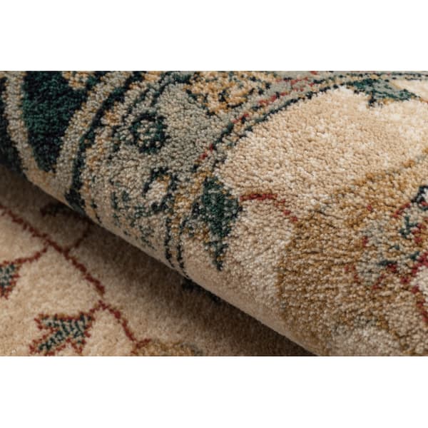 Tæppe POLONIA Tesoro Ramme beige, 170x235 cm