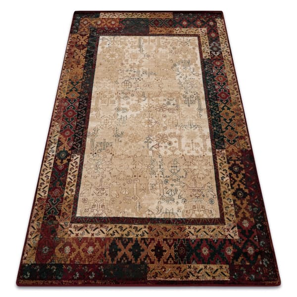 Villa matto OMEGA LUMENA etno, pesty vaalea rubiini, 200x300 cm