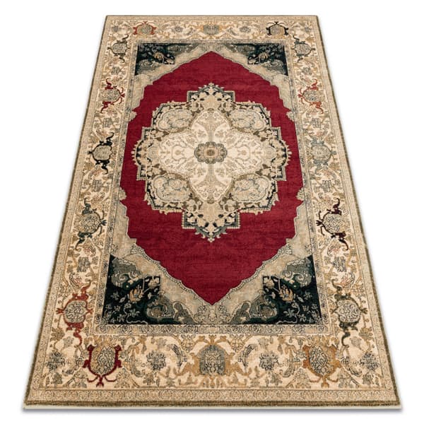 Tæppe POLONIA Palazzo Ramme velvet rød, 235x350 cm