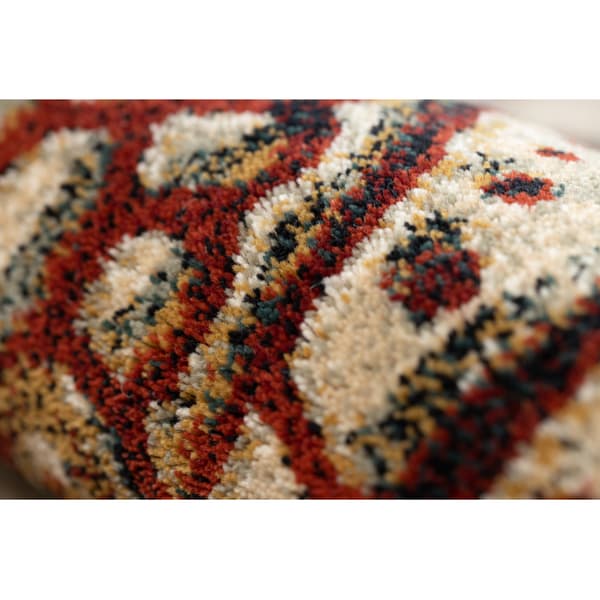 Matto POLONIA Boho ruusuke punainen, 200x300 cm