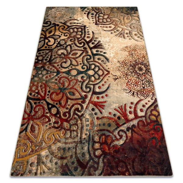 Matto POLONIA Boho ruusuke punainen, 200x300 cm