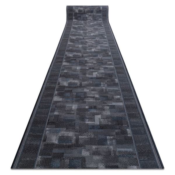 Gummibelægning TRIBE antracit 80cm, 80x600 cm