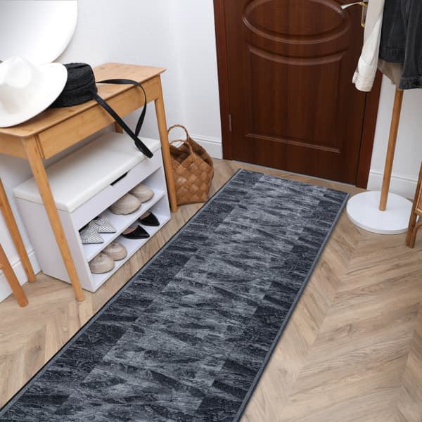 Löpare anti-halk TRIBE antracit 80cm, 80x940 cm