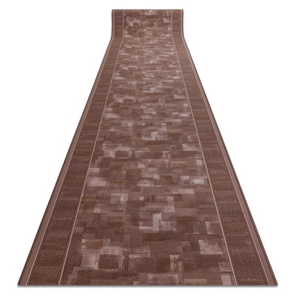 Gummibelægning TRIBE brun 80cm, 80x180 cm