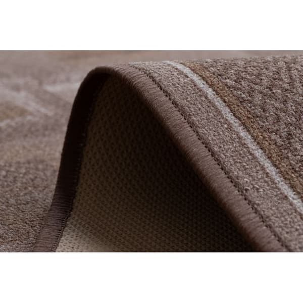 Löpare  anti-halk TRIBE brun 80cm, 80x340 cm
