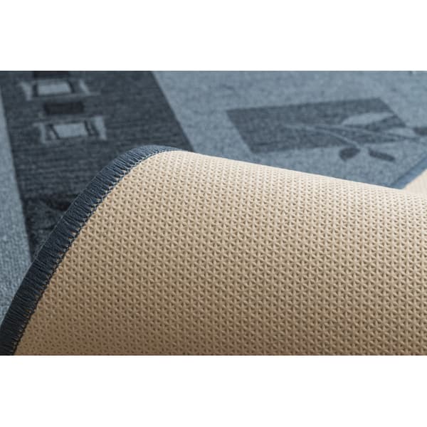 Löpare  anti-halk AGADIR grå 67cm, 67x160 cm