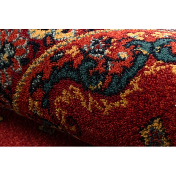 Tæppe POLONIA oval BARON bordeauxrød , 170x235 cm