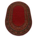 Miniatyrbillede 1 af 5: Tæppe POLONIA oval BARON bordeauxrød , 170x235 cm