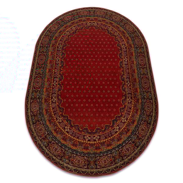 Tæppe POLONIA oval BARON bordeauxrød , 170x235 cm