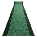 Miniatyrbild 1 av 5: Löpare anti-halk LIŚCIE löv, gummi grön 110cm, 110x700 cm