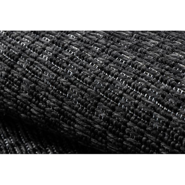 Sisaltæppe TIMO 0000 SISAL udendørs sort, 120x170 cm