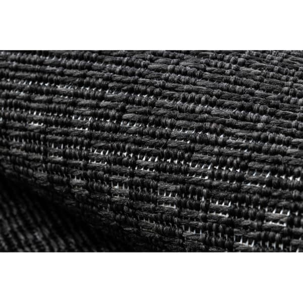 Matta TIMO 0000 circle SISAL utomhus svart, cirkel 150 cm