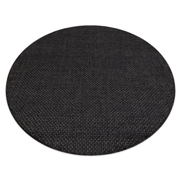 Matta TIMO 0000 circle SISAL utomhus svart, cirkel 150 cm