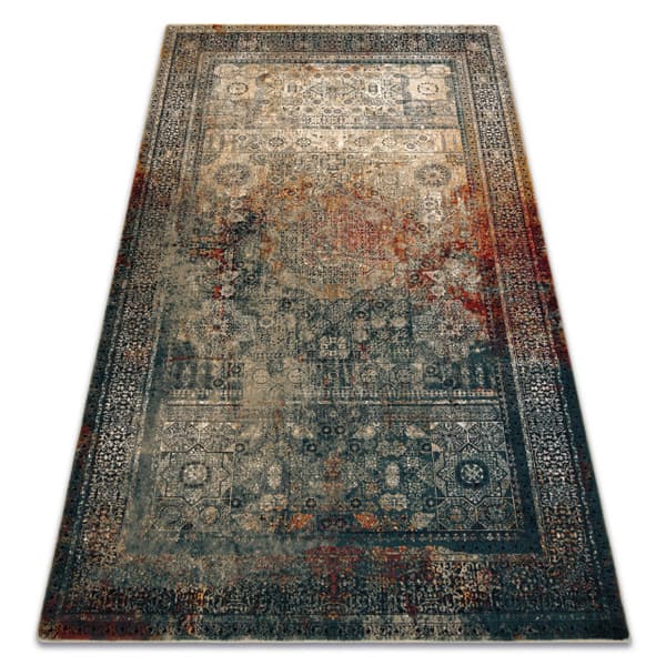 Villa matto SUPERIOR MAMLUK itämainen vintage smaragdi, 170x235 cm