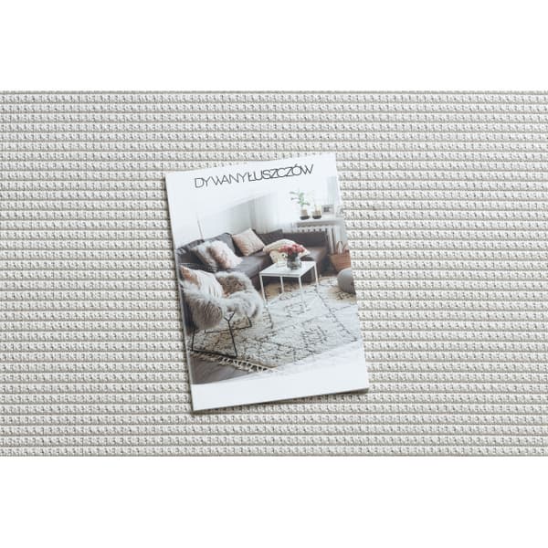 Sisaltæppe TIMO 5979 cirkel SISAL udendørs ramme hvid, cirkel 150 cm