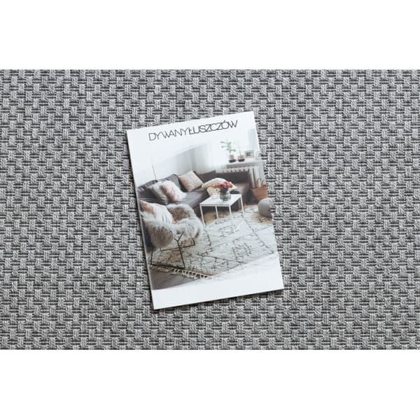 Sisaltæppe TIMO 6272 cirkel SISAL udendørs lyse grå, cirkel 120 cm