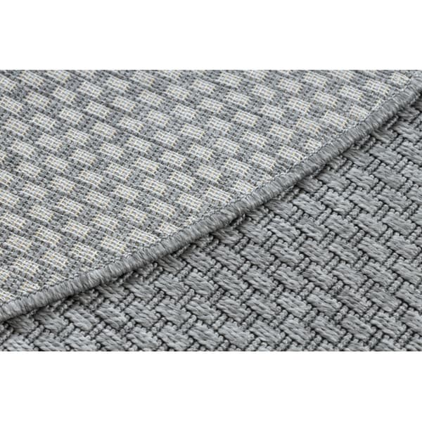 Matta TIMO 6272 circle SISAL utomhus light grå, cirkel 150 cm