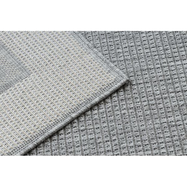 Matta TIMO 5979 SISAL utomhus frame light grå, 120x170 cm