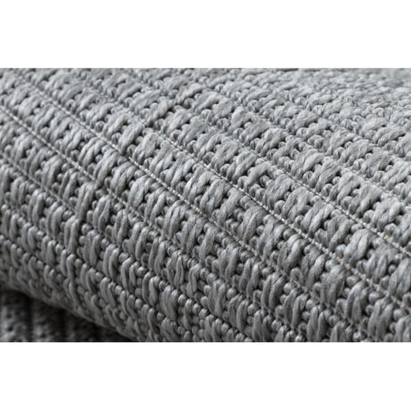 Matta TIMO 5979 SISAL utomhus frame light grå, 120x170 cm