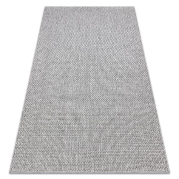 Sisaltæppe TIMO 6272 SISAL udendørs lyse grå, 120x170 cm