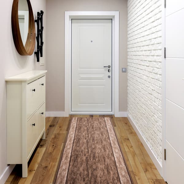 Gummibelægning RAMA brun 80cm, 80x320 cm