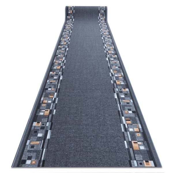 Gummibelægning BOMBAY grå 100cm, 100x570 cm